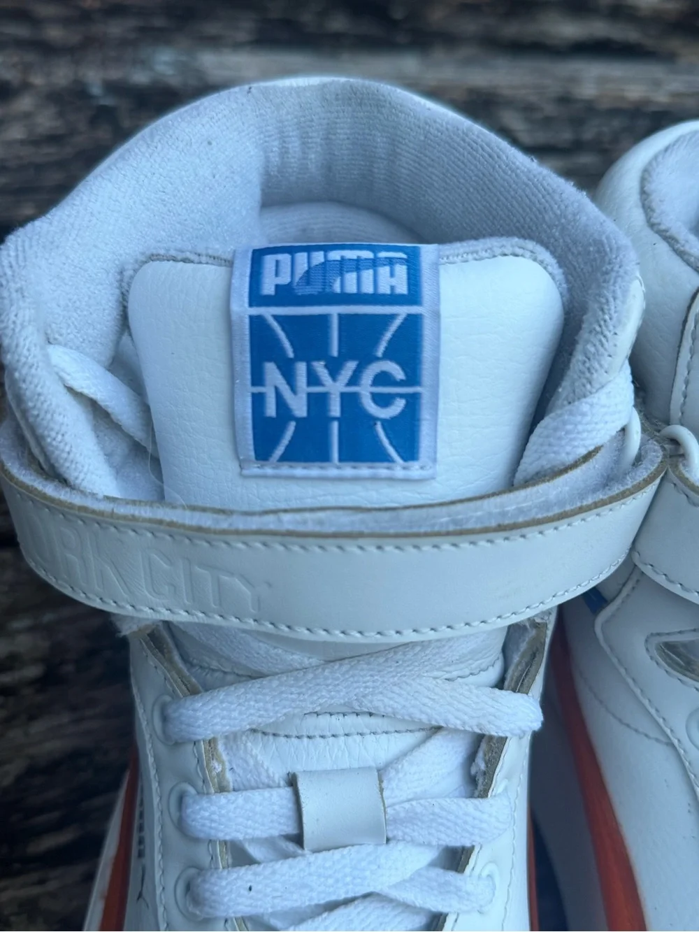 PUMA Basketball Sky LX Mid Athletic NYC Men’s Sz 9 New York Knicks NBA Sneakers